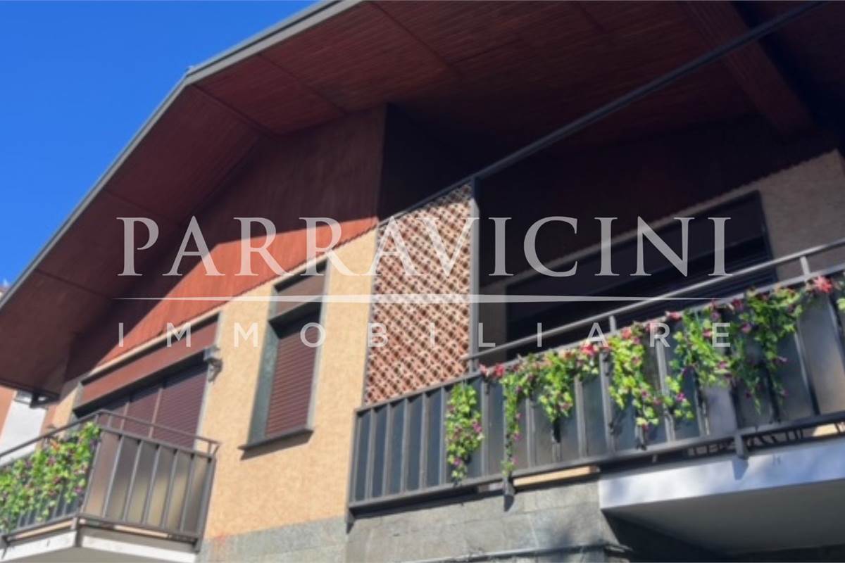 villa bifamiliare con negozio, box e giardino