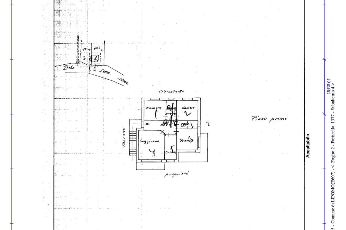 villa bifamiliare con negozio, box e giardino