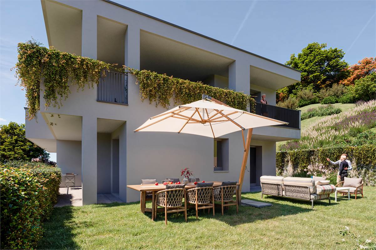 A/1 - Elegante Trilocale con terrazzo loggiato e ampio gardino 