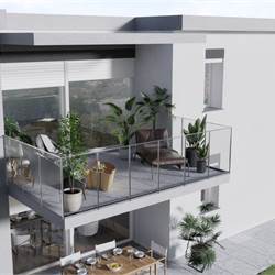 BEREGAZZO CON FIGLIARO NUOVO TRILOCALE CON TERRAZZO
