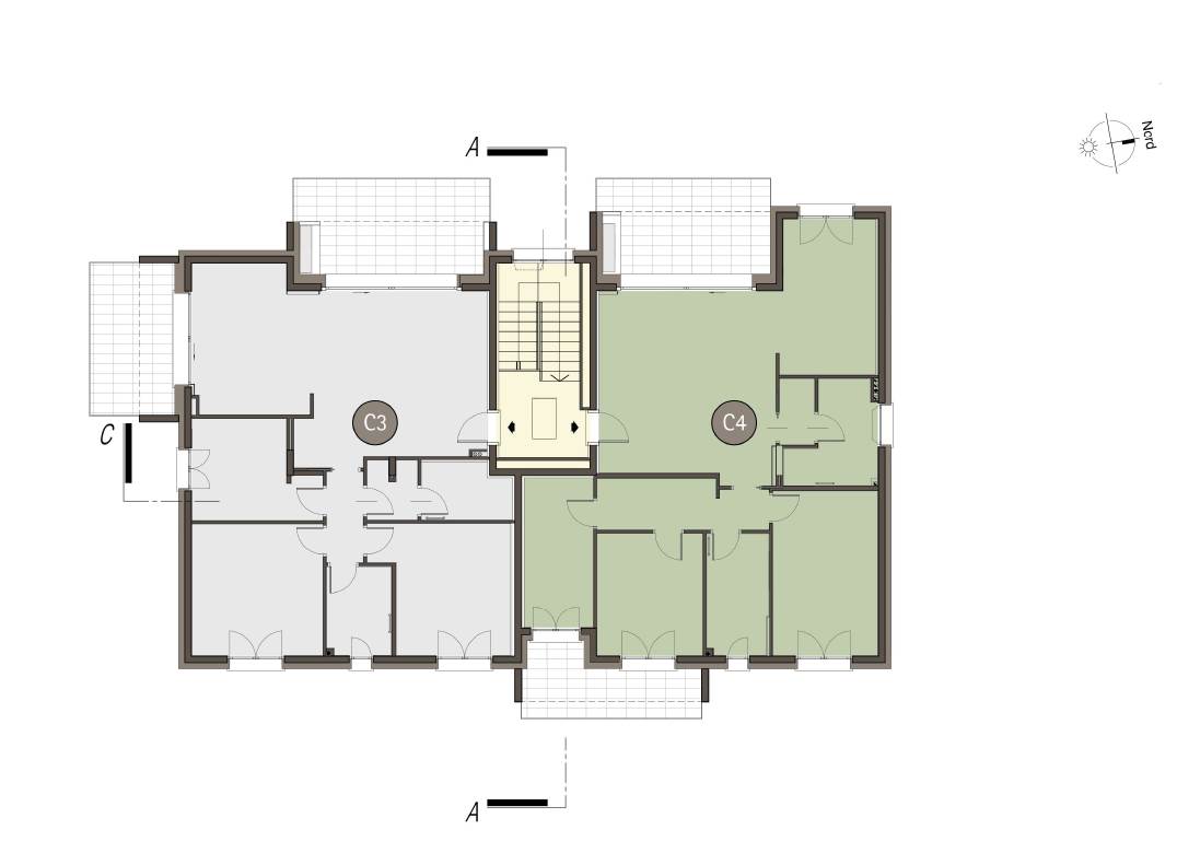 ROVELLASCA NUOVO QUADRILOCALE CON TERRAZZO