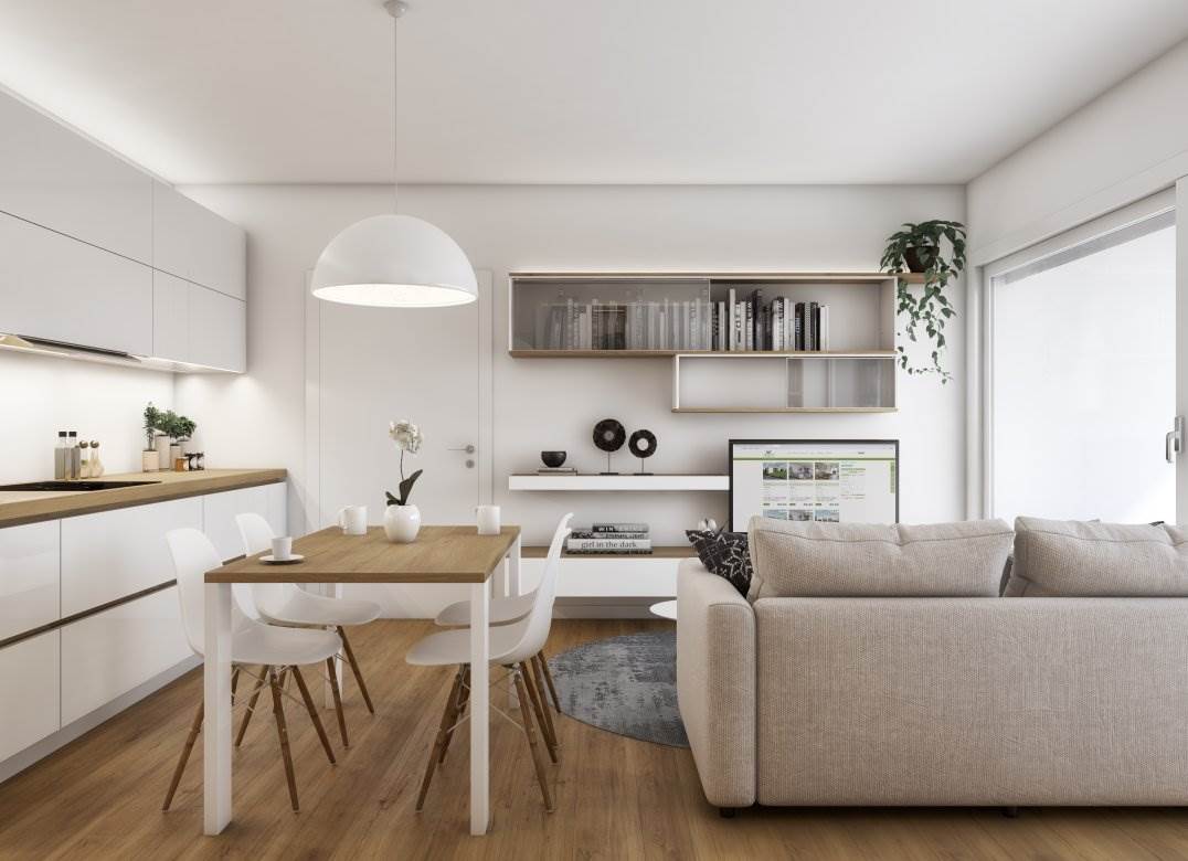BREGNANO NUOVO TRILOCALE CON GIARDINO E BOX