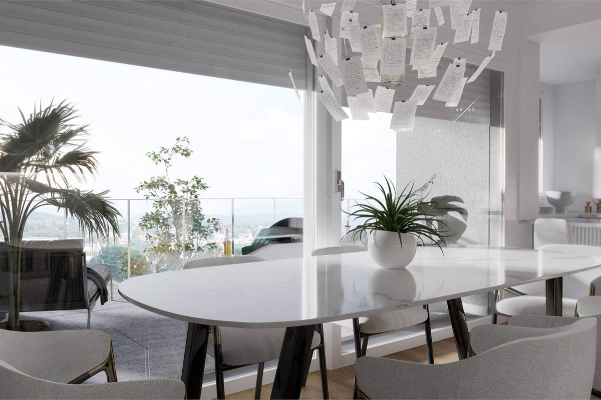 TRILOCALE CON TERRAZZO