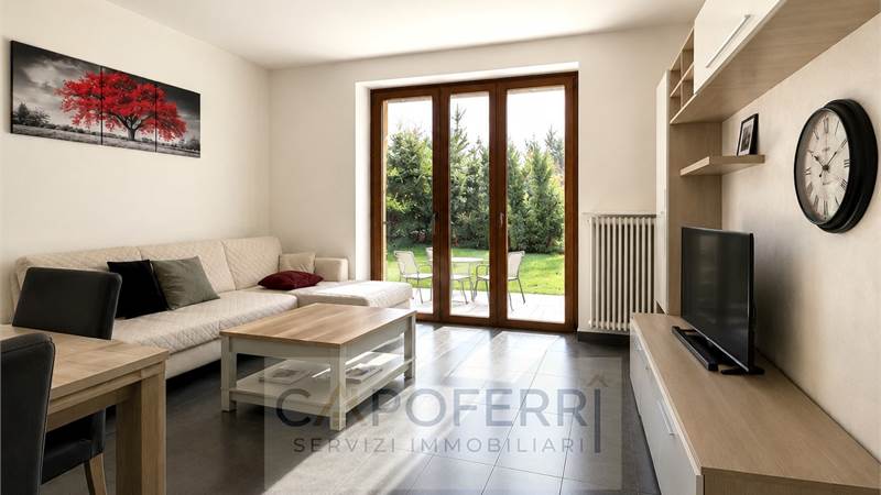 RECENTE APPARTAMENTO TRILOCALE CON GRANDE GIARDINO PRIVATO