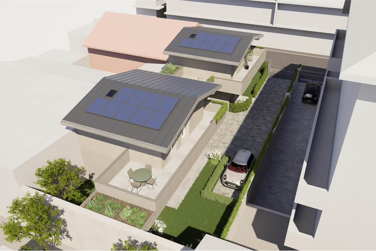 Nuova costruzione indipendente A4 con terrazzi e spazio esterno