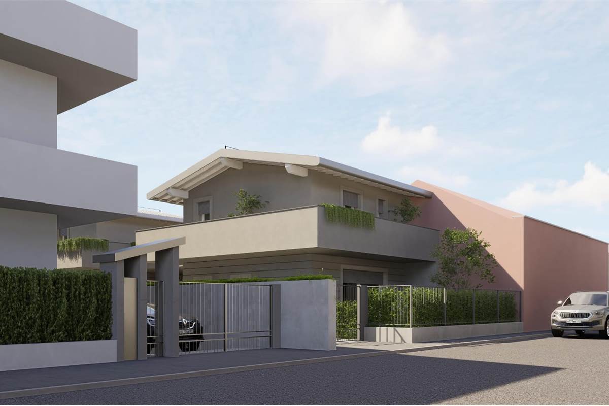 Nuova costruzione indipendente A4 con terrazzi e spazio esterno