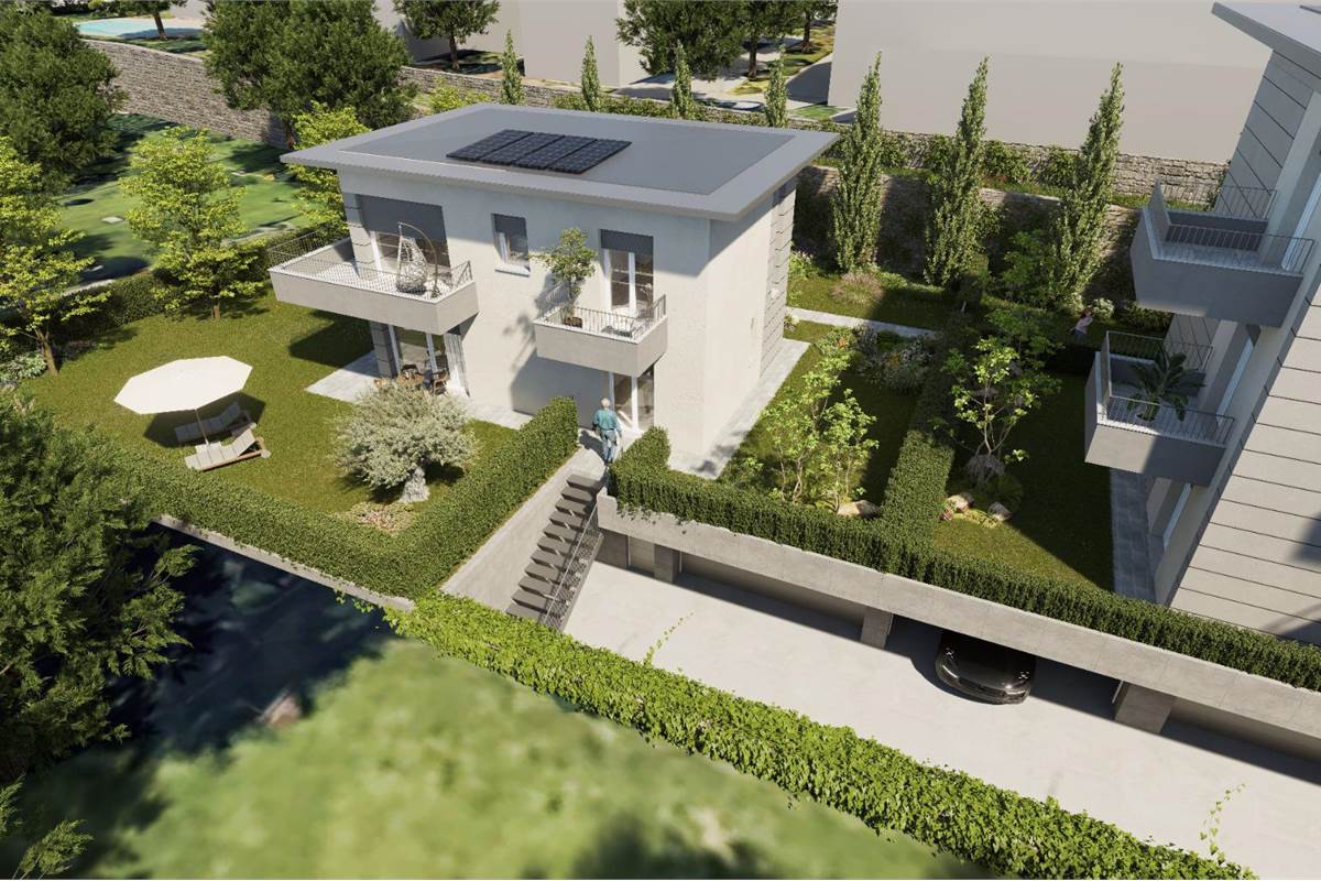 nuova villa singola con giardino taverna e doppio box