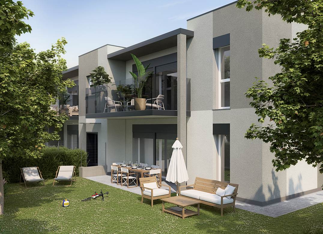 Nuovo con giardino