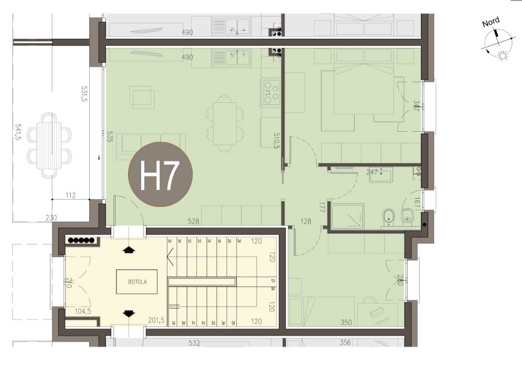 Nuovo con TERRAZZO
