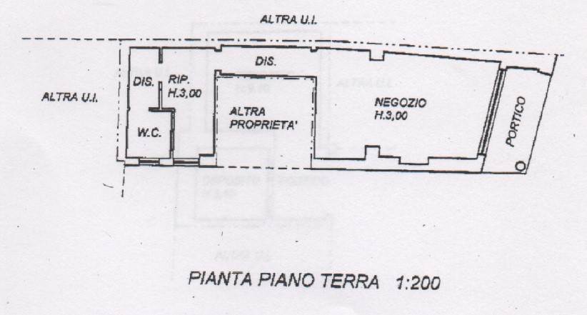 Negozio su strada di passaggio a Lurago Marinone