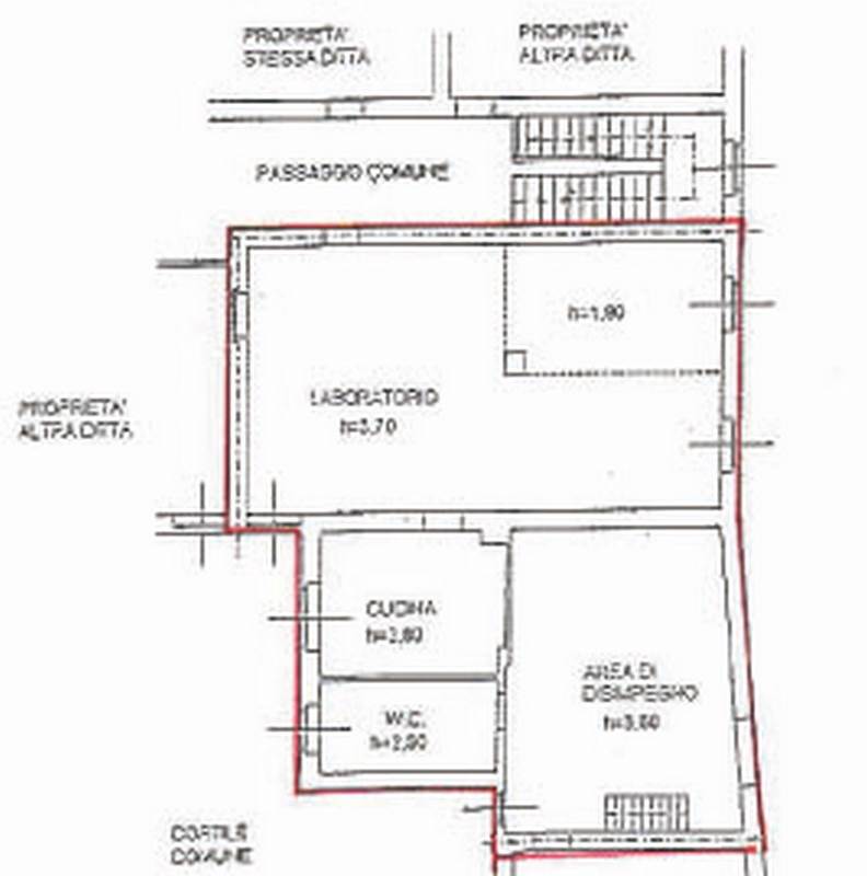 Centralissimo negozio con abitazione/ laboratorio