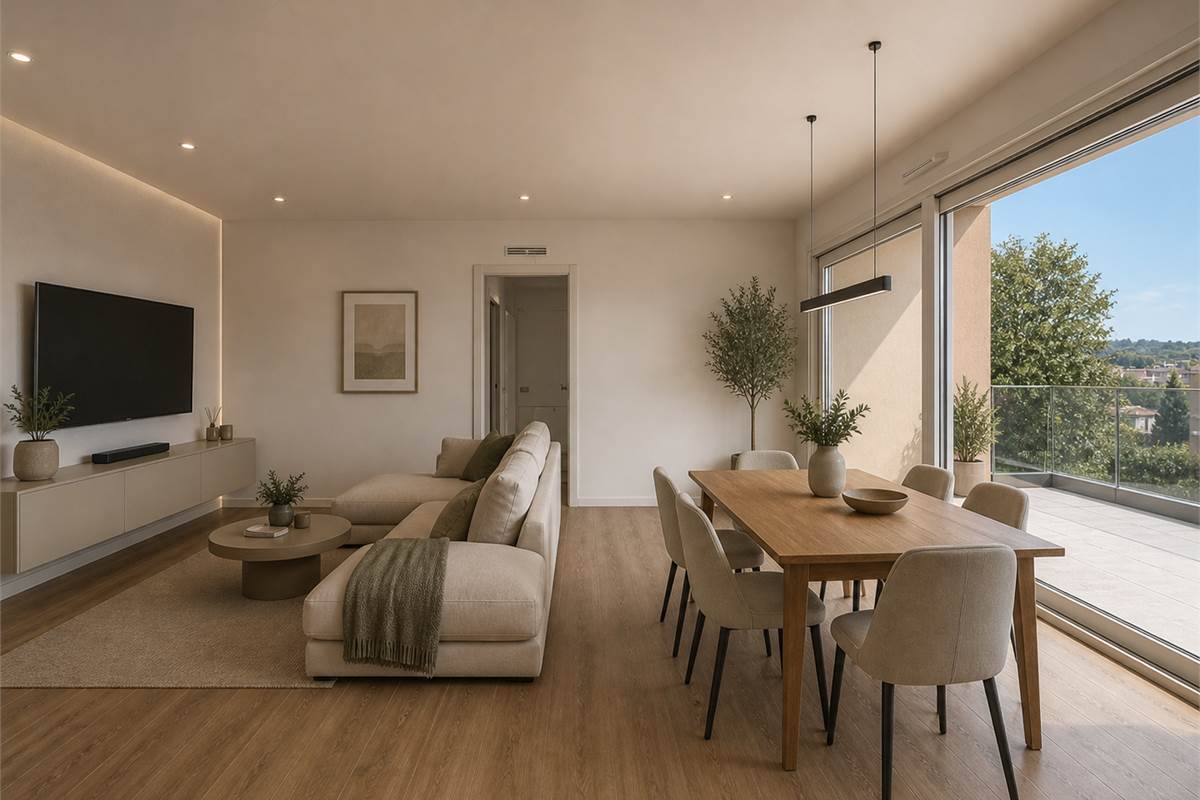 Nuovo trilocale con terrazzo