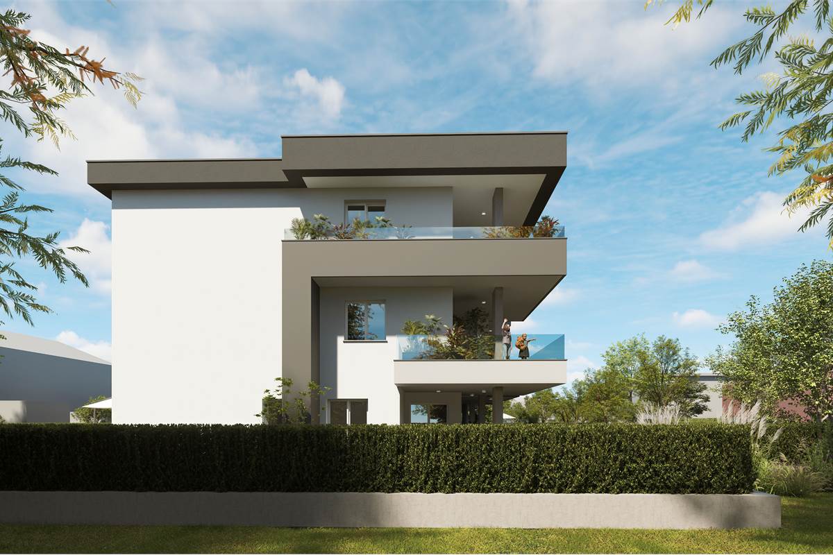 Nuovo trilocale con giardino