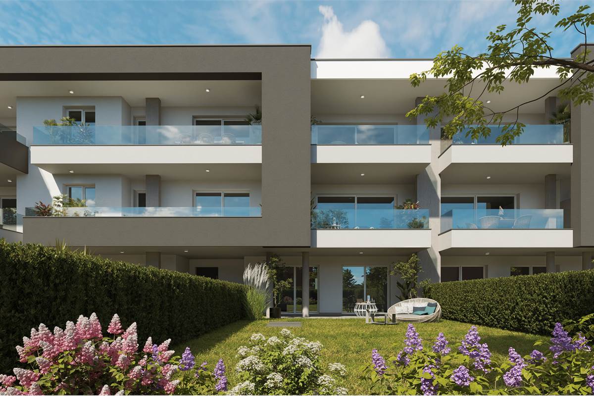 Nuovo trilocale con giardino