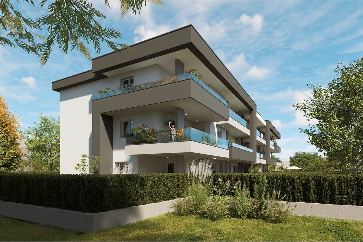 Nuovo trilocale con giardino