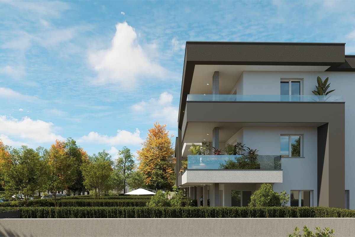 Nuovo quadrilocale con giardino